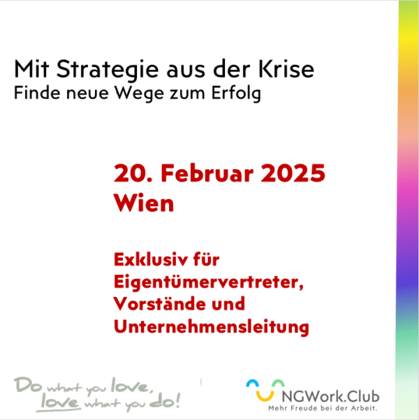 Mit Strategie aus der Krise