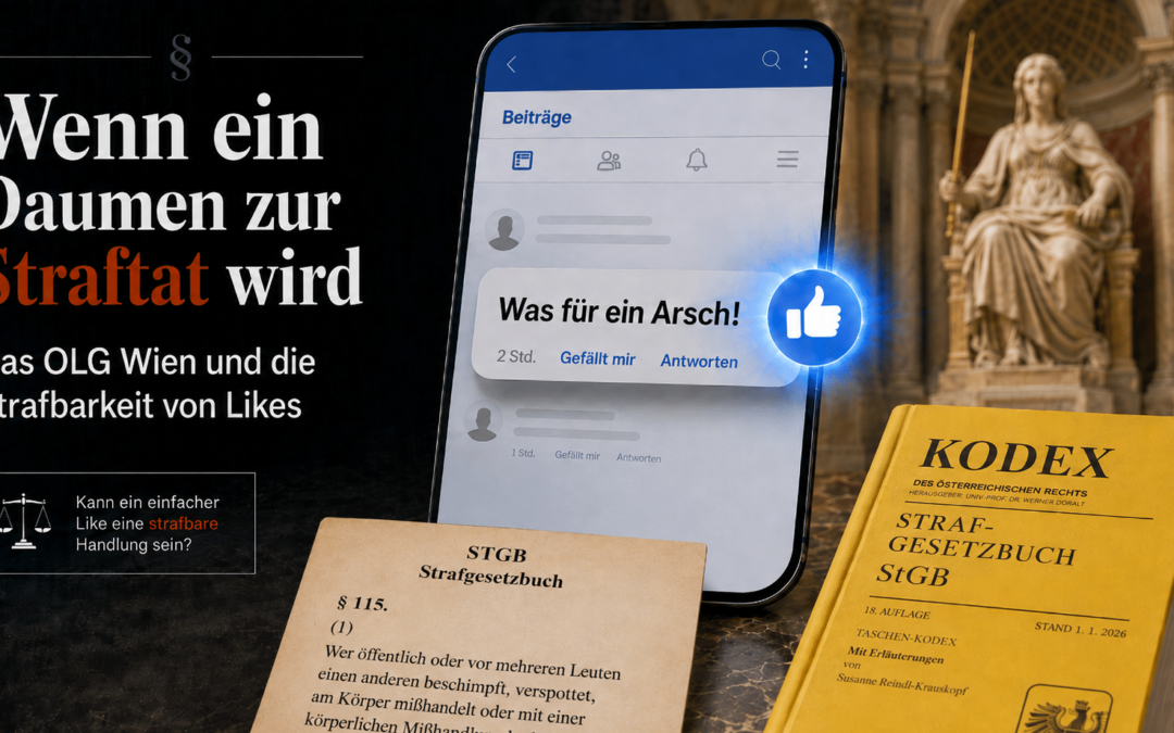 Wenn ein Daumen zur Straftat wird: Warum das OLG-Wien-Urteil zum Facebook-Like nicht überzeugt